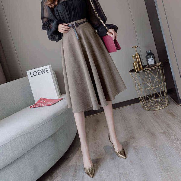 casual dresses hong kong style small belt large swing 2022 autumn high waist ol umbrella medium length skirt, Black;gray
casual dresses hong kong style small belt large swing 2022 autumn high waist ol umbrella medium length skirt, Black;gray