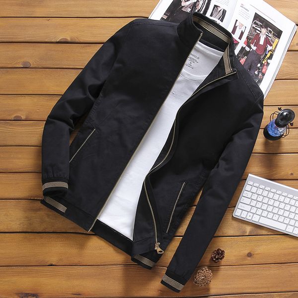 2020 brand men's jacket autumn and winter coat slim coat men's cotton washed jacket clothing, Black;brown
2020 brand men's jacket autumn and winter coat slim coat men's cotton washed jacket clothing, Black;brown