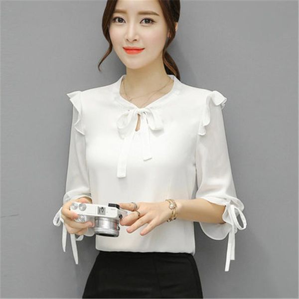 vintage long sleeve shirts women summer new fashion chiffon blouse solid female shirts bow officce ladies shirt t305, White
vintage long sleeve shirts women summer new fashion chiffon blouse solid female shirts bow officce ladies shirt t305, White