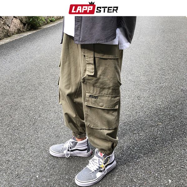 lappster men black pockets cargo pants 2020 harem pants mens hip hop streetwear sweatpants winter casual joggers pants lj201104
lappster men black pockets cargo pants 2020 harem pants mens hip hop streetwear sweatpants winter casual joggers pants lj201104