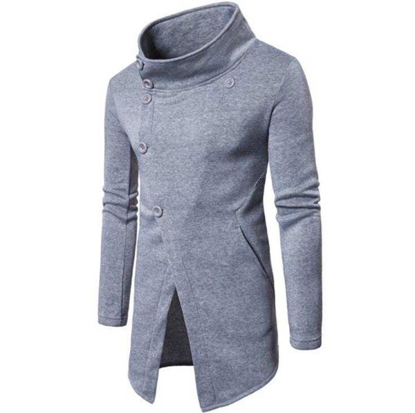 selling european and american men's fashion casual personality slanted placket button sweater wholesale, Black
selling european and american men's fashion casual personality slanted placket button sweater wholesale, Black