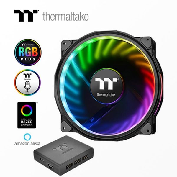 thermaltake riing plus 20 led rgb chassis fan (20cm fan * 1 / 16.8 million colors / shockproof installation led light guide)
thermaltake riing plus 20 led rgb chassis fan (20cm fan * 1 / 16.8 million colors / shockproof installation led light guide)