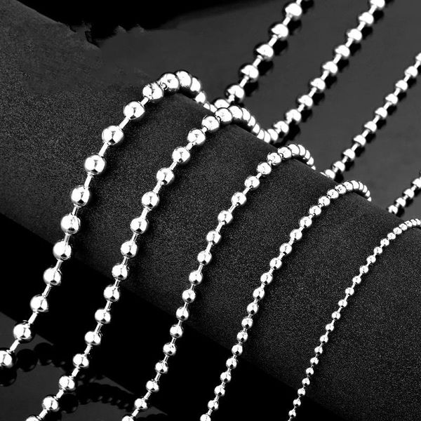doreenbeads 4/5/6mm beads chains necklace men jewelry 316l stainless steel long necklaces pendant link chain accessories gift, Silver
doreenbeads 4/5/6mm beads chains necklace men jewelry 316l stainless steel long necklaces pendant link chain accessories gift, Silver