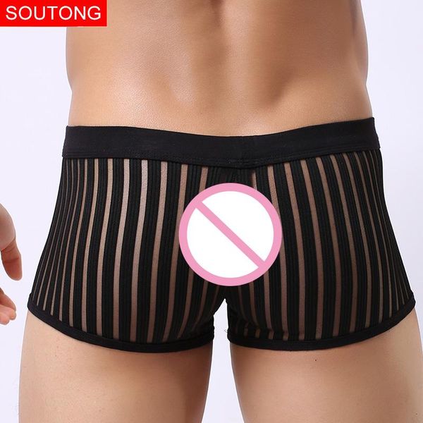 underpants soutong men underwear boxer shorts gay slip homme calzoncillos hombre marca spandex striped transparent, Black;white
underpants soutong men underwear boxer shorts gay slip homme calzoncillos hombre marca spandex striped transparent, Black;white