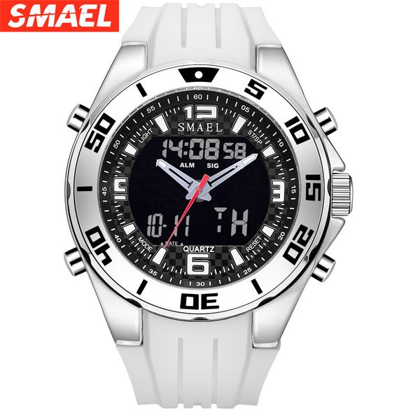 smael smier sports electronic watch multi-function time waterproof fashion student watch, Slivery;brown
smael smier sports electronic watch multi-function time waterproof fashion student watch, Slivery;brown
