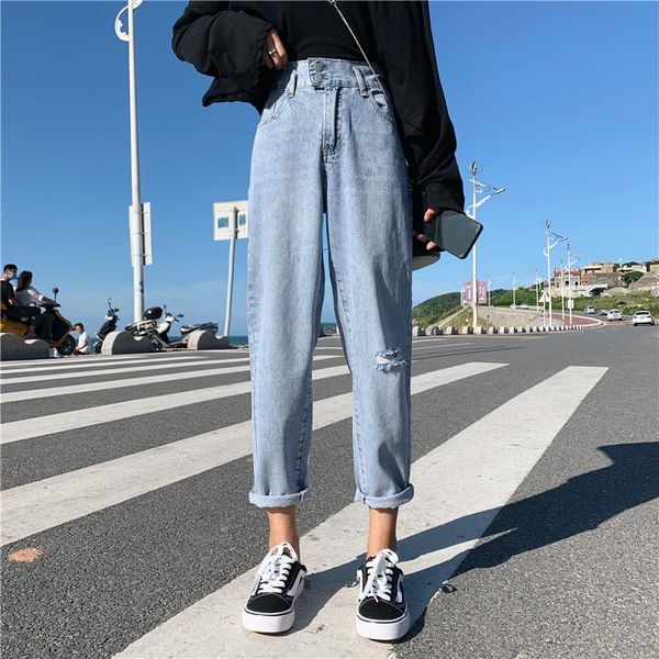 s-xl 2021 autumn korean chic style women ripped denim jeans womens casual high waist straight jeans for women (z8691, Blue
s-xl 2021 autumn korean chic style women ripped denim jeans womens casual high waist straight jeans for women (z8691, Blue