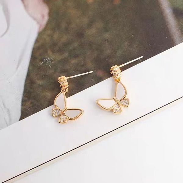 925 silver needle butterfly drip oil rhinestone earrings fairy indie pop style female secret garden mori ins simple ear jewelry, Golden
925 silver needle butterfly drip oil rhinestone earrings fairy indie pop style female secret garden mori ins simple ear jewelry, Golden