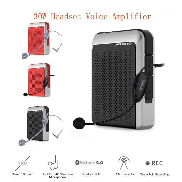 voice 30w bluetooth/wired megaphone loudspeaker aporo t18 tf/usb disk ports mic speaker for school meeting1
voice 30w bluetooth/wired megaphone loudspeaker aporo t18 tf/usb disk ports mic speaker for school meeting1