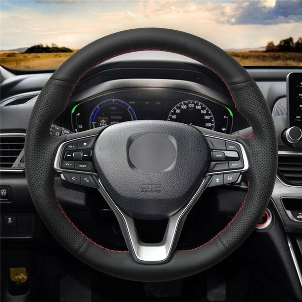 diy for honda accord 10th black artificial leather hand-sewn steering wheel cover anti-slip design all season comfortable
diy for honda accord 10th black artificial leather hand-sewn steering wheel cover anti-slip design all season comfortable