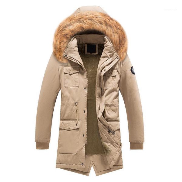 hooded fur collar mens plus size winter jacket thick warm parka men long coat windproof casual multi-pockets outwear yt502071, Black
hooded fur collar mens plus size winter jacket thick warm parka men long coat windproof casual multi-pockets outwear yt502071, Black