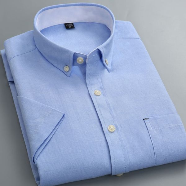 summer oxford short sleeve men's business shirt smart casual solid color button down collar slim fit male shirts, White;black
summer oxford short sleeve men's business shirt smart casual solid color button down collar slim fit male shirts, White;black