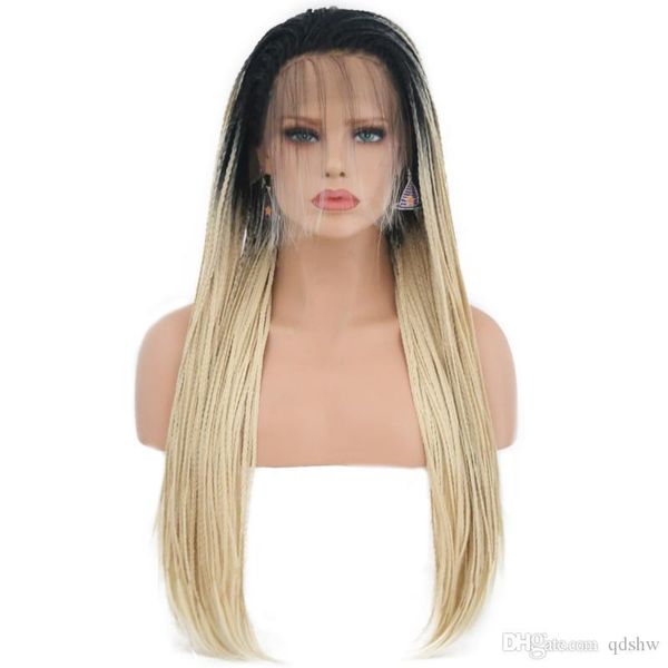 braided lace front wig with baby hair synthetic ombre platinum blonde heat resistant glueless ombre 1b 613 braided synthetic lace front wigs, Black
braided lace front wig with baby hair synthetic ombre platinum blonde heat resistant glueless ombre 1b 613 braided synthetic lace front wigs, Black