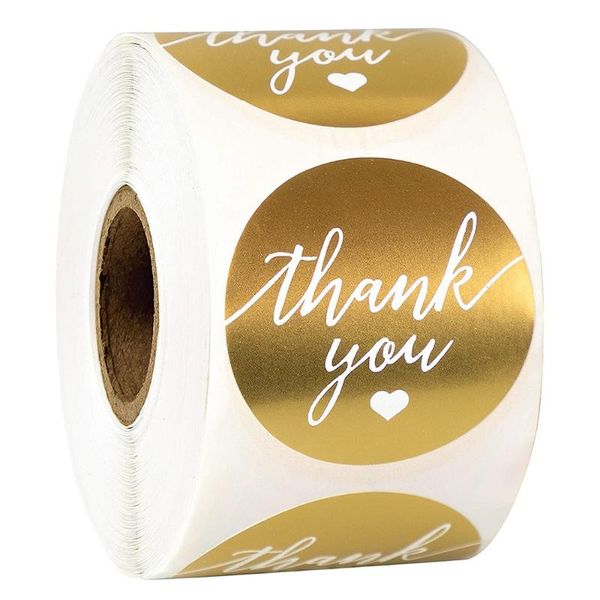 gift wrap 500pcs/roll handmade thank you sticker seal labels 1.5 inch for christmas decoration scrapbooking gold foil
gift wrap 500pcs/roll handmade thank you sticker seal labels 1.5 inch for christmas decoration scrapbooking gold foil