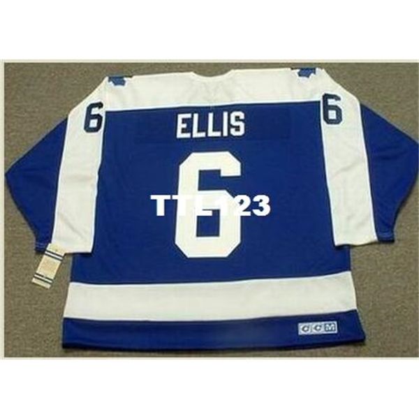 740s #6 ron ellis toronto maple leafs 1970's ccm vintage hockey jersey or custom any name or number retro jersey, Black
740s #6 ron ellis toronto maple leafs 1970's ccm vintage hockey jersey or custom any name or number retro jersey, Black