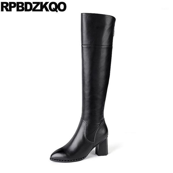 genuine leather long plus size knee high chunky shoes women pointed toe black heel tall 2020 quality 10 boots 4 big1
genuine leather long plus size knee high chunky shoes women pointed toe black heel tall 2020 quality 10 boots 4 big1