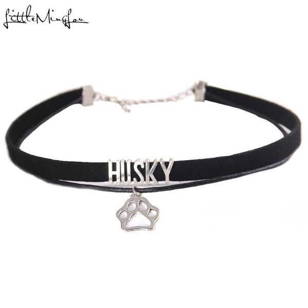 little minglou fashion husky choker necklace dog charm pendant velvet handmade collar jewelry choker for women collares mujer, Golden;silver
little minglou fashion husky choker necklace dog charm pendant velvet handmade collar jewelry choker for women collares mujer, Golden;silver