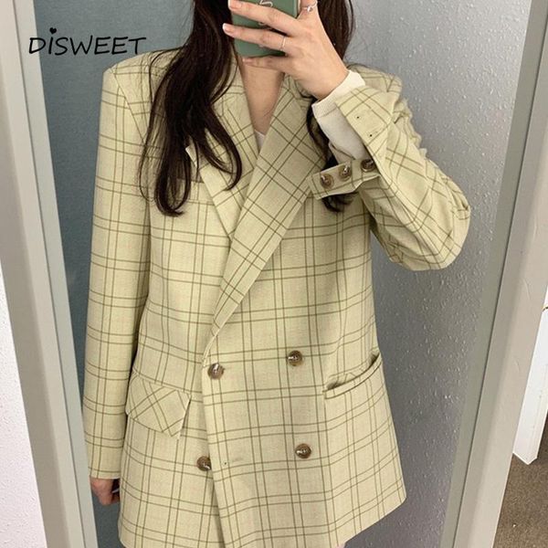 women's suits & blazers striped long sleeve jackets south korea notched loose single-breasted ladies blazer autumn winter slim woman ja, White;black
women's suits & blazers striped long sleeve jackets south korea notched loose single-breasted ladies blazer autumn winter slim woman ja, White;black