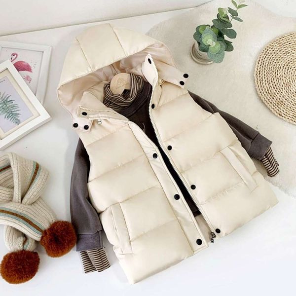 2020 autumn and winter new children's down boy's thickened hooded vest girl's cotton padded jacket ing, Black
2020 autumn and winter new children's down boy's thickened hooded vest girl's cotton padded jacket ing, Black