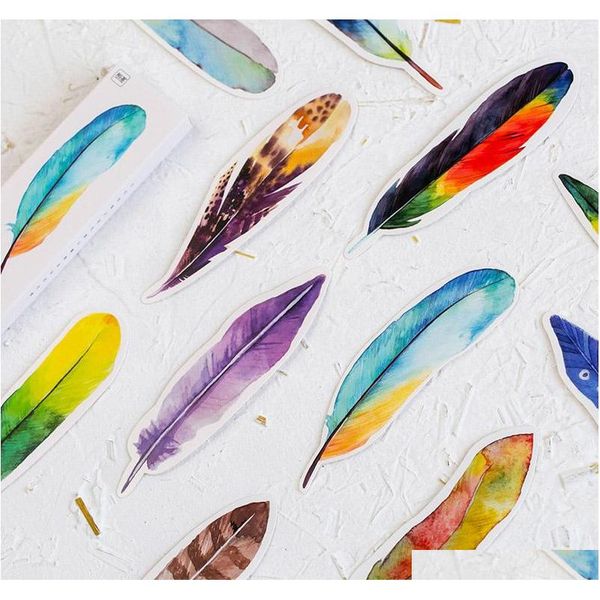 30pcs colorful feather paper bookmark creative book mark cute kawaii bookmark for girls gift stationery office school supplies
30pcs colorful feather paper bookmark creative book mark cute kawaii bookmark for girls gift stationery office school supplies