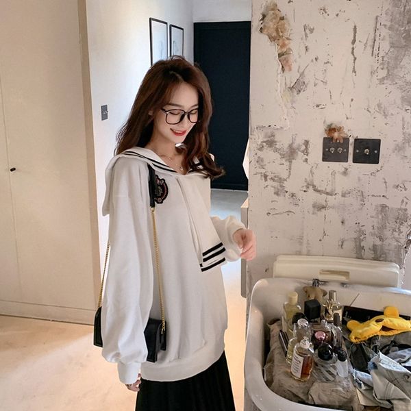 navy coat sweatersweater осени 2020 новой корейской версии свободной sweaterstyle свитера женщин ins длинный рукав мода студент пальто тенде, White;black
navy coat sweatersweater осени 2020 новой корейской версии свободной sweaterstyle свитера женщин ins длинный рукав мода студент пальто тенде, White;black