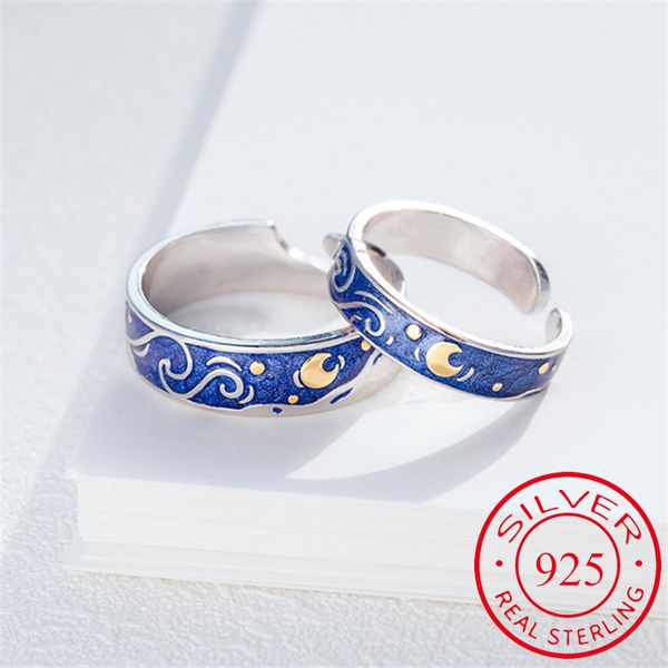 prevent allergy moon starry night van gogh couple rings art jewelry real pair rings for women man lovers gift 201006, Golden;silver
prevent allergy moon starry night van gogh couple rings art jewelry real pair rings for women man lovers gift 201006, Golden;silver