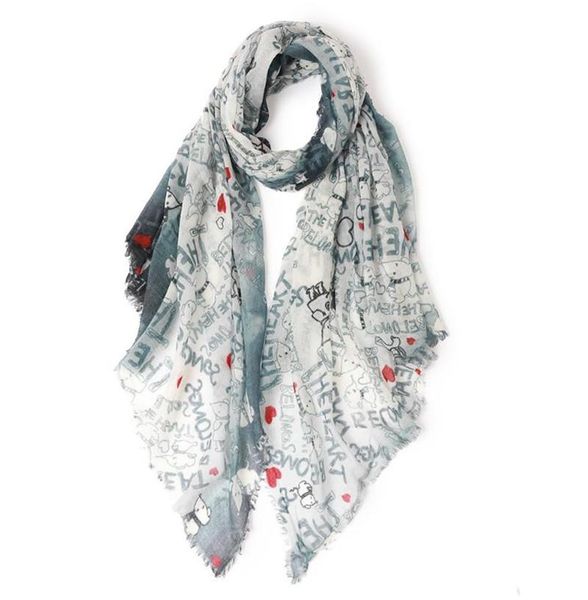 100% merino wool women new fashion graffiti print scarfs shawlpashmina 95x200cm 80g thin scarves, Blue;gray
100% merino wool women new fashion graffiti print scarfs shawlpashmina 95x200cm 80g thin scarves, Blue;gray