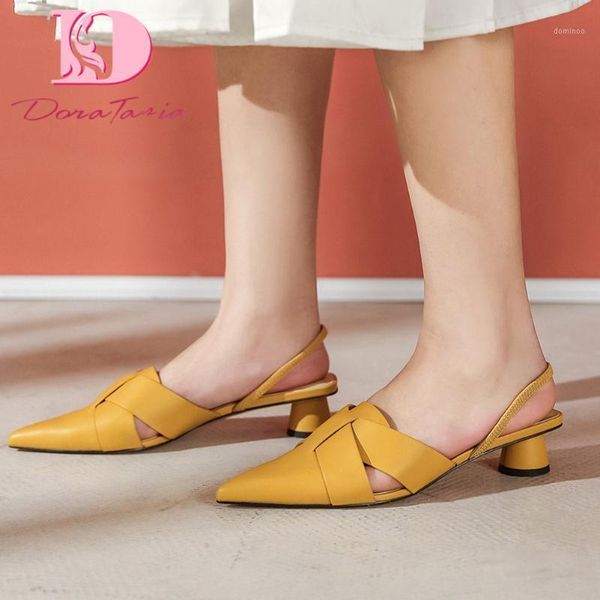 doratasia 2020 new fashion genuine leather women sandals round heel pointed toe platform cross-tied pumps summer woman sandals1, Black
doratasia 2020 new fashion genuine leather women sandals round heel pointed toe platform cross-tied pumps summer woman sandals1, Black