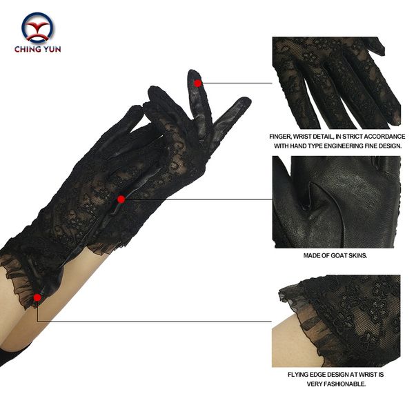 ching yun women lace gloves new spring woman ultra-thin gloves leather solid women' fashion soft sheepskin ladies gloves 201020, Blue;gray
ching yun women lace gloves new spring woman ultra-thin gloves leather solid women' fashion soft sheepskin ladies gloves 201020, Blue;gray