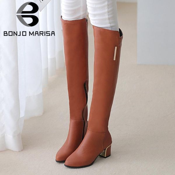 boots bonjomarisa classic big size 47 chunky heels chic winter shoes women cozy for walk riding knee high boot female, Black
boots bonjomarisa classic big size 47 chunky heels chic winter shoes women cozy for walk riding knee high boot female, Black