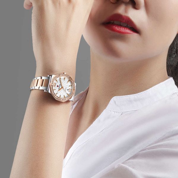 new simple kademan women's cadman watch temperament small dial calendar water diamond waterproof watch 829, Slivery;brown
new simple kademan women's cadman watch temperament small dial calendar water diamond waterproof watch 829, Slivery;brown