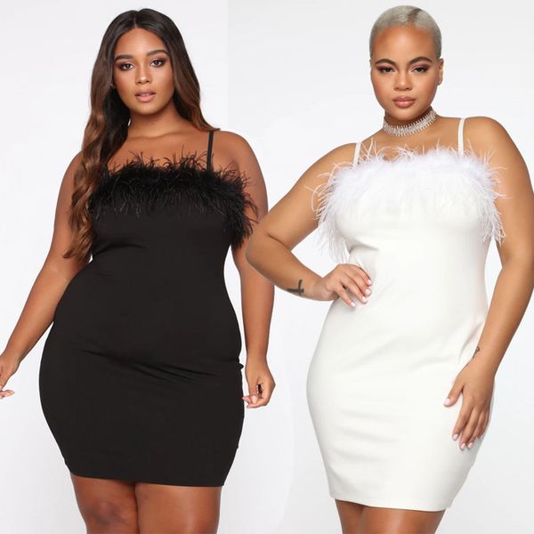 selling 2021 new women's fashion spring and autumn dress suspender and feather womens solid color black and white plus size dresses, Black;gray
selling 2021 new women's fashion spring and autumn dress suspender and feather womens solid color black and white plus size dresses, Black;gray