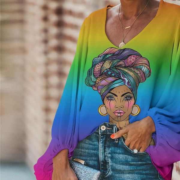 forudesigns selling women chiffon blouse african women girl printing v neck lady and shirts femme beach casual clothes, White
forudesigns selling women chiffon blouse african women girl printing v neck lady and shirts femme beach casual clothes, White