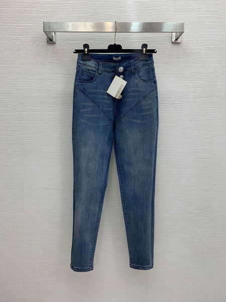 autumn and winter new heavy industry czech diamond petal decorative versatile jeans, Blue
autumn and winter new heavy industry czech diamond petal decorative versatile jeans, Blue