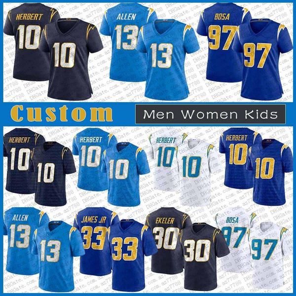 10 justin herbert los angeles charger custom men women kid football jersey 13 keenan allen 97 joey bosa 30 austin ekeler 86 hunter henry, Black;red
10 justin herbert los angeles charger custom men women kid football jersey 13 keenan allen 97 joey bosa 30 austin ekeler 86 hunter henry, Black;red