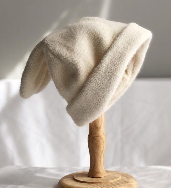 draping rabbit ears fur hat women autumn and winter knitted wool warm version of japanese hat gc739, Blue;gray
draping rabbit ears fur hat women autumn and winter knitted wool warm version of japanese hat gc739, Blue;gray