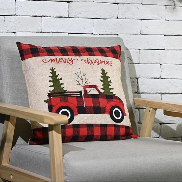 new christmas decoration pillow case sofa car throw cushion cover xmas tree plaid pillow covers red car trucker pillowcases 42*42cm cz110203
new christmas decoration pillow case sofa car throw cushion cover xmas tree plaid pillow covers red car trucker pillowcases 42*42cm cz110203