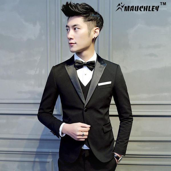 3 pieces (jacket+vest+pant) black tuxedo mens prom suits wedding suit for man latest coat pant designs party mauchley 20211, White;black
3 pieces (jacket+vest+pant) black tuxedo mens prom suits wedding suit for man latest coat pant designs party mauchley 20211, White;black