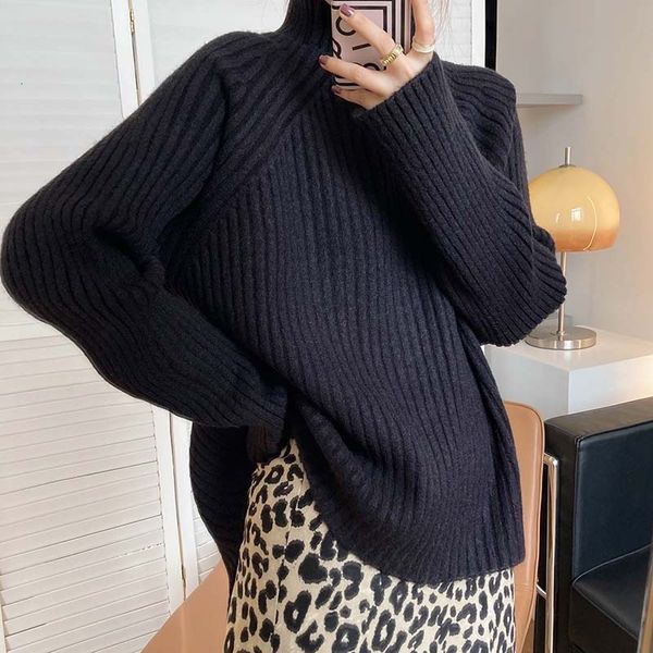 new 2021 spring turtleneck pure color loose style knitted fashion sweater casual women yellow pullovers pull femme cok7, White
new 2021 spring turtleneck pure color loose style knitted fashion sweater casual women yellow pullovers pull femme cok7, White