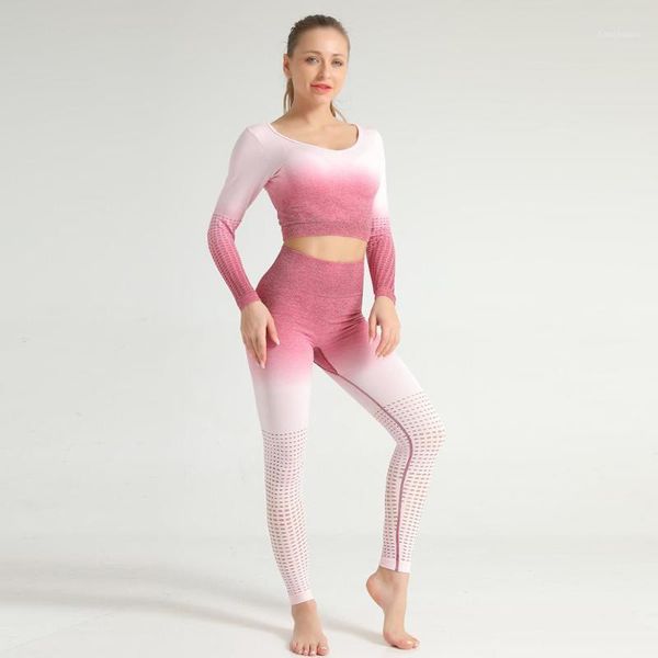 yoga outfits gradient seamless set suit female mesh workout clothes gym women legings sports long sleeve breathable sportwear woman yoga1, White;red
yoga outfits gradient seamless set suit female mesh workout clothes gym women legings sports long sleeve breathable sportwear woman yoga1, White;red