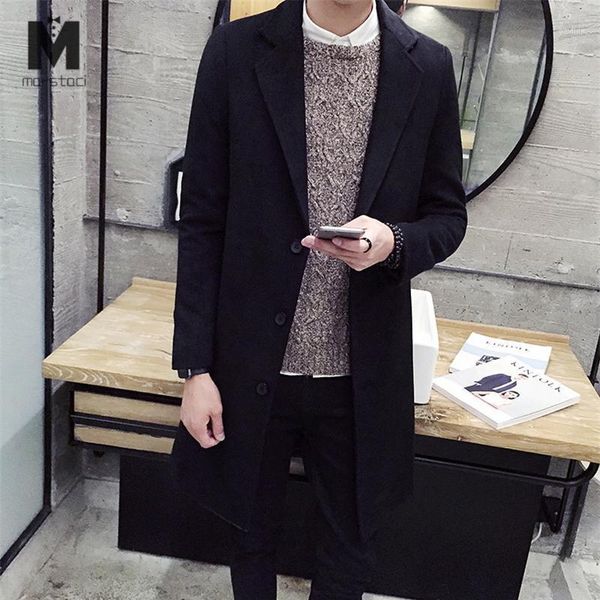 2020 new winter wool coat men leisure long sections woolen coats men's pure color casual fashion jackets / casual men overcoat1, Black;brown
2020 new winter wool coat men leisure long sections woolen coats men's pure color casual fashion jackets / casual men overcoat1, Black;brown