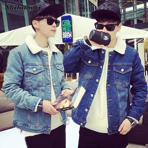 trendy warm fleece denim jacket men 2018 winter fashion streetwear jean jacket casual outwear male cowboy coat plus size11, Black;brown
trendy warm fleece denim jacket men 2018 winter fashion streetwear jean jacket casual outwear male cowboy coat plus size11, Black;brown