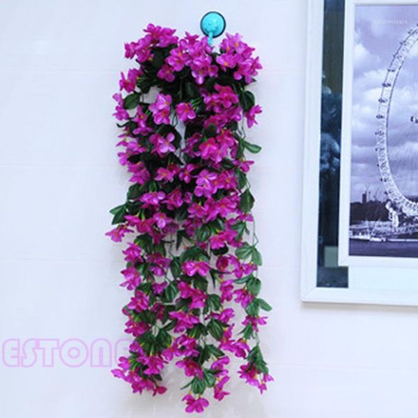 artificial violet hanging vine flowers hanging garland home wedding decor k1mf1
artificial violet hanging vine flowers hanging garland home wedding decor k1mf1