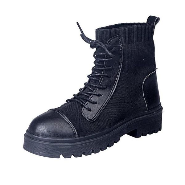 footwear women ankle boots stretch comfort nice 2020 autumn shoes knitted ladies pu lace up plaform 2020 female plus size, Black
footwear women ankle boots stretch comfort nice 2020 autumn shoes knitted ladies pu lace up plaform 2020 female plus size, Black