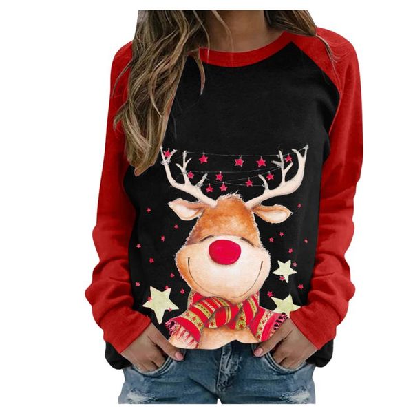 40# plus size womens and blouses raglan long sleeve shirts blouse female casual christmas printing shirt pullover, White
40# plus size womens and blouses raglan long sleeve shirts blouse female casual christmas printing shirt pullover, White