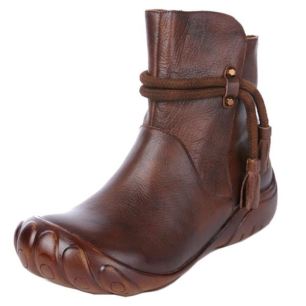 autumn winter retro tassel handmade ankle boots matin flat leather ethnic new women shoes cowboy boots black brown gothic
autumn winter retro tassel handmade ankle boots matin flat leather ethnic new women shoes cowboy boots black brown gothic