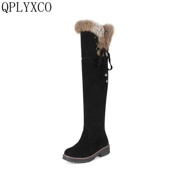 boots qplyxco fashion big size 34-44 russia women winter warm snow long ladies sweet high botas woman round toe shoes 1770, Black
boots qplyxco fashion big size 34-44 russia women winter warm snow long ladies sweet high botas woman round toe shoes 1770, Black