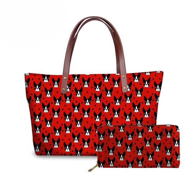 noisydesigns handle bags boston terrier printing shoulder bag for women purse female handbag sac a main ladies hand bag 2020
noisydesigns handle bags boston terrier printing shoulder bag for women purse female handbag sac a main ladies hand bag 2020