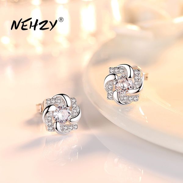 stud earrings 925 sterling silver woman fashion jewelry new lucky clover crystal zircon earrings, Golden;silver
stud earrings 925 sterling silver woman fashion jewelry new lucky clover crystal zircon earrings, Golden;silver