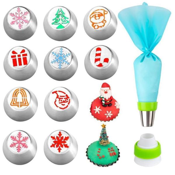 12pcs/set stainless steel mouth pastry bag set for christmas cake decoration1
12pcs/set stainless steel mouth pastry bag set for christmas cake decoration1