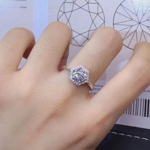 meibapj 1 s white moissanite diamond trend hexagon ring for women 925 sterling silver fine wedding jewelry1, Golden;silver
meibapj 1 s white moissanite diamond trend hexagon ring for women 925 sterling silver fine wedding jewelry1, Golden;silver